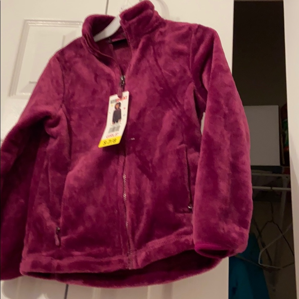 Girls’ fleece jacket size 7/8 NWT